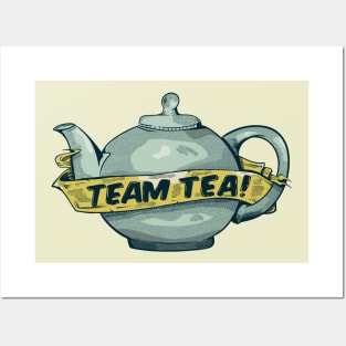 Green teapot Posters and Art